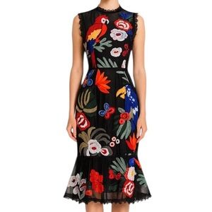 Colorful Tropical Dress Medium The Dilaka